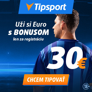 Euro s bonusom 30 € za registráciu v Tipsporte - 300x300